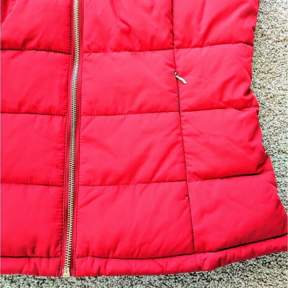 NWT Red Calvin Klein Puffer Vest Small - Picture 6 of 12
